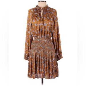 Current Air Woman's Long Sleeve Dress, Size: Small, Color: brown